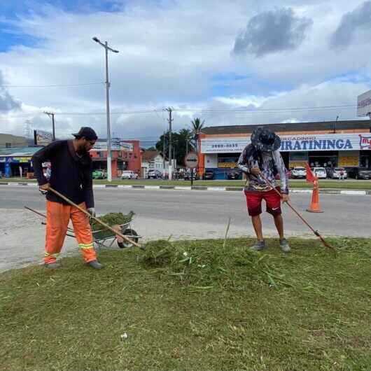 ‘Bairro a Bairro’ recolhe 80 toneladas das vias públicas de Caraguatatuba e tem nova programação na próxima semana