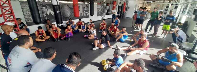 Equipe de Boxe de Caraguatatuba participa de novo treinamento no Estádio do São Paulo FC