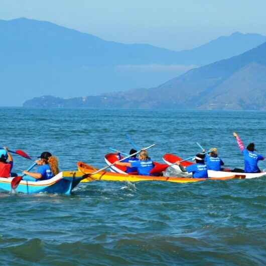 23ª Corrida de Canoa Caiçara supera expectativas com 80 inscritos e mais de 500 espectadores