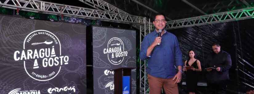 “Este vai ser ‘O Caraguá A Gosto’”, diz prefeito na abertura do maior festival gastronômico da região