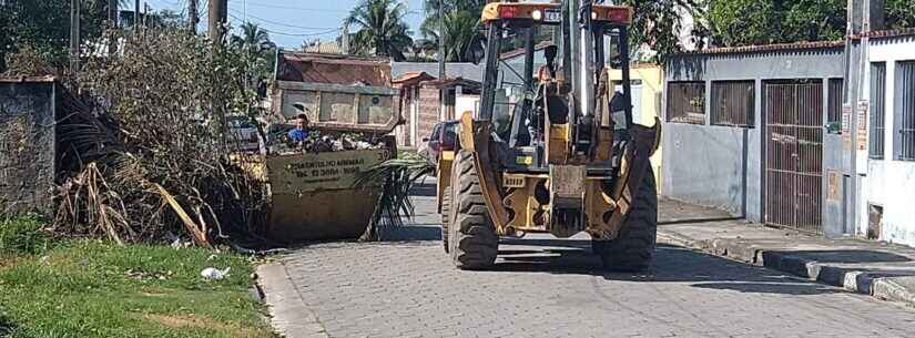 Prefeitura de Caraguatatuba retira 20 toneladas de resíduos em Bota Fora no Jetuba; ação continua durante semana