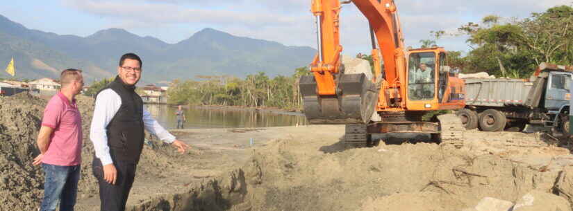 Prefeitura dá início às obras do Enrocamento do Rio Juqueriquerê e consolida um marco para Caraguatatuba