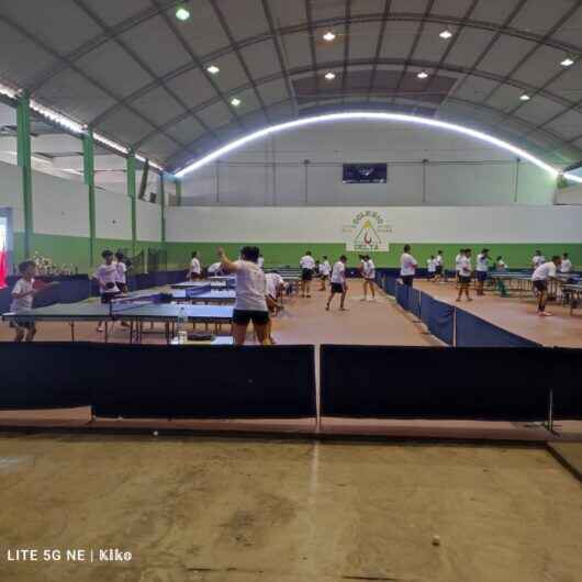 1Atletas e treinador de Tênis de Mesa de Caraguatatuba participam de treinamento intensivo em Lorena