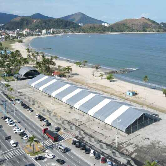 Prefeitura de Caraguatatuba reorganiza eventos devido à manutenção emergencial na tenda da Praça da Cultura