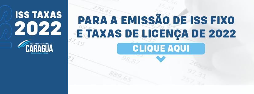 Cota única do ISS Fixo e taxas de licenças da Prefeitura se Caraguatatuba vence em 30 de agosto