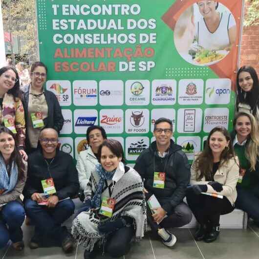 Conselheiros de alimentação escolar de Caraguatatuba participam de encontro regional