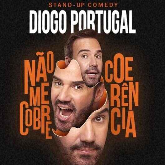 Diogo Portugal é atração no Teatro Mario Covas com show ‘Não Me Cobre Coerência’ Diogo Portugal é atração no Teatro Mario Covas com show ‘Não Me Cobre Coerência’
