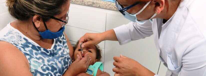 Sábado é dia de imunização contra Paralisia Infantil e Multivacinação para pessoas de até 15 anos em Caraguatatuba