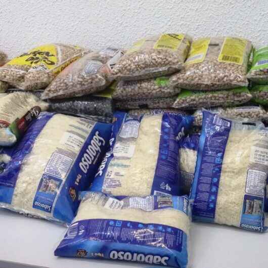 Fundo Social de Caraguatatuba recebe doação de 115 kg de alimentos