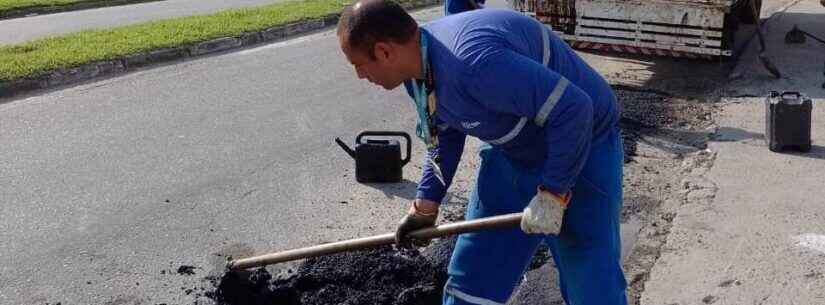 Prefeitura de Caraguatatuba realiza mais de 730 operações Tapa-Buracos em agosto e promove diversas melhorias