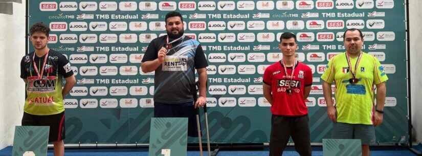 Atleta de Caraguatatuba conquista 1° lugar na III Etapa do Ranking Paulista de Tênis de Mesa
