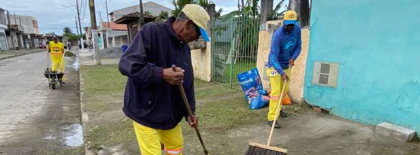 Bairros da Região Sul recebem serviços de limpeza e manutenção em Caraguatatuba