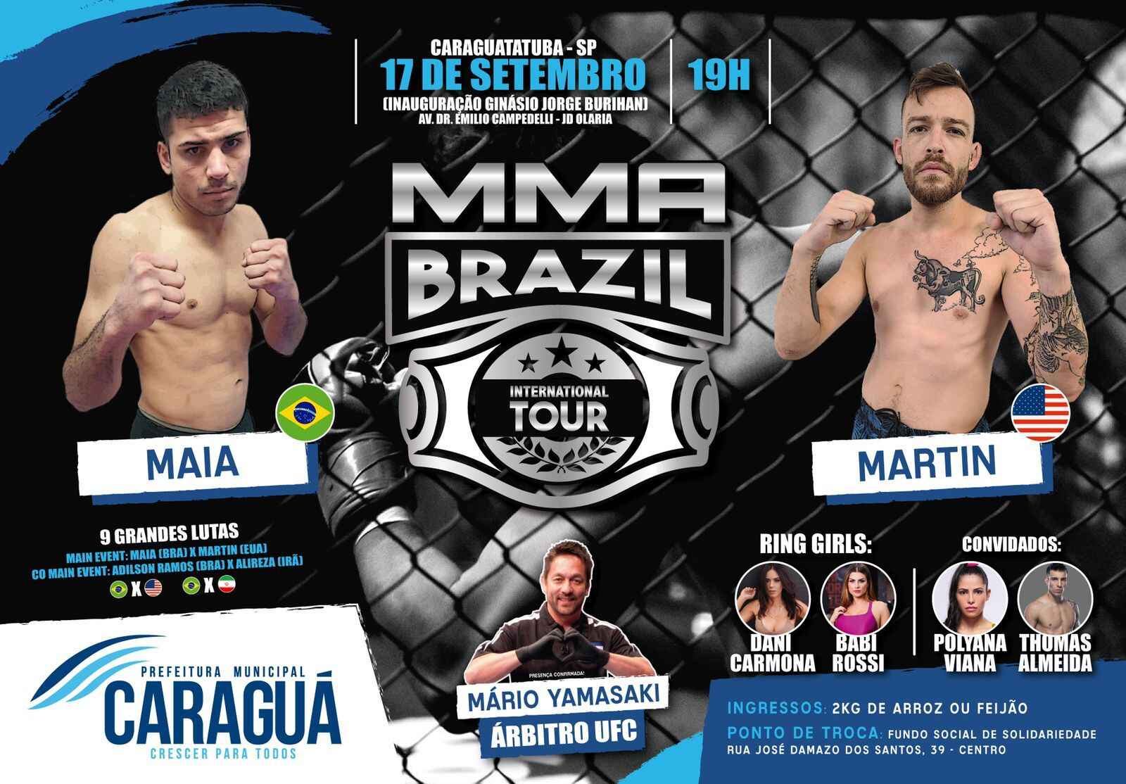 CIDE Casa Branca abre suas portas dia 17 de setembro com evento MMA Brazil Internacional Tour