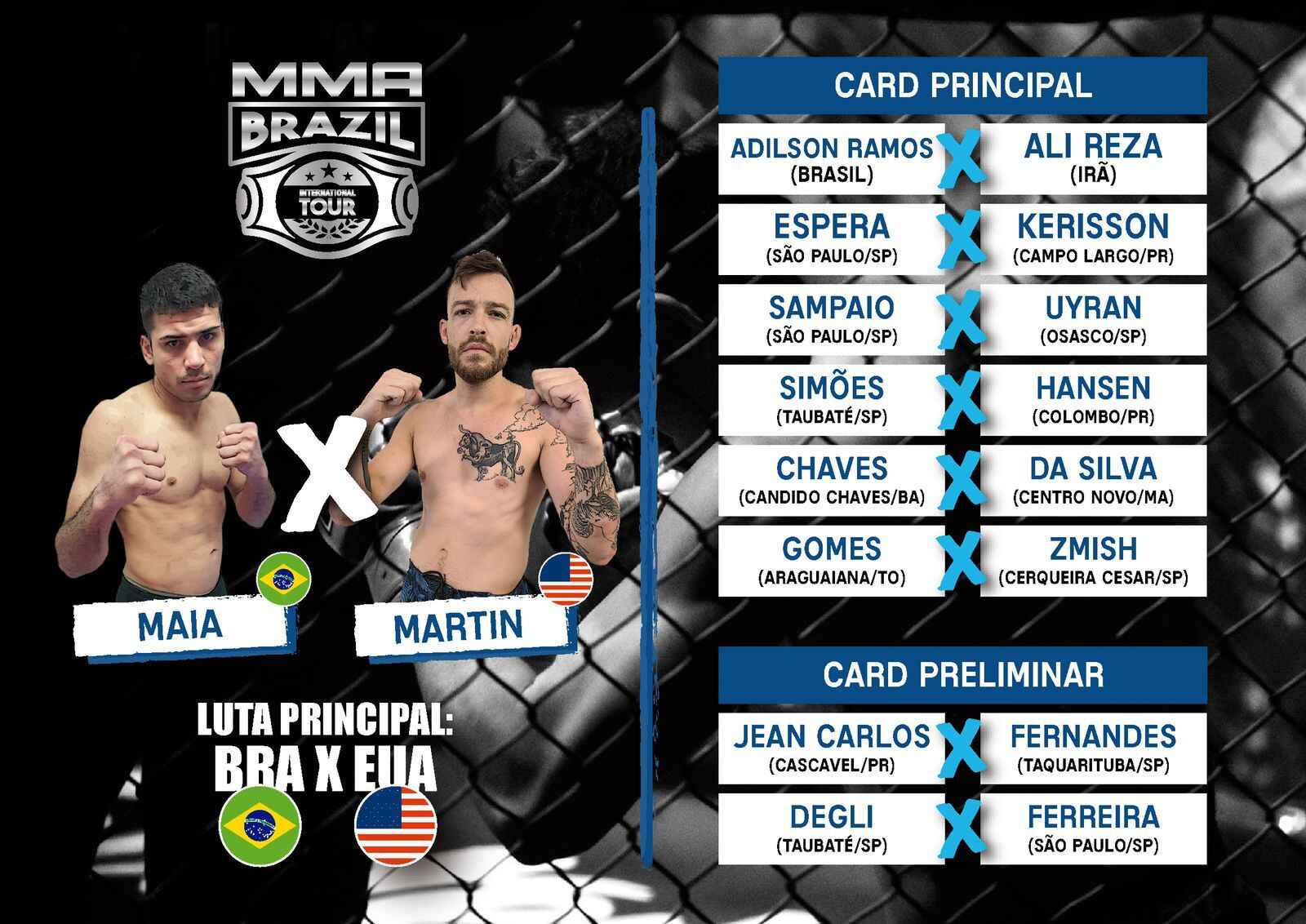 Ingressos do MMA Brazil Internacional Tour no dia 17 de setembro já estão disponíveis para troca