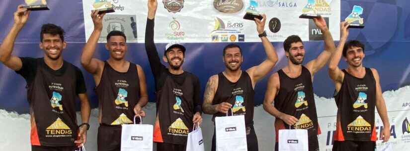 Dupla de Caraguatatuba vence Circuito Praia Siriúba de Futevôlei