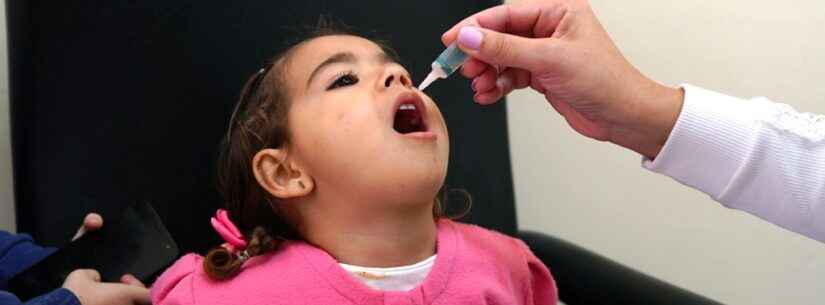 Campanha de Vacinação contra Paralisia Infantil tem 62% de adesão em Caraguatatuba e termina dia 31