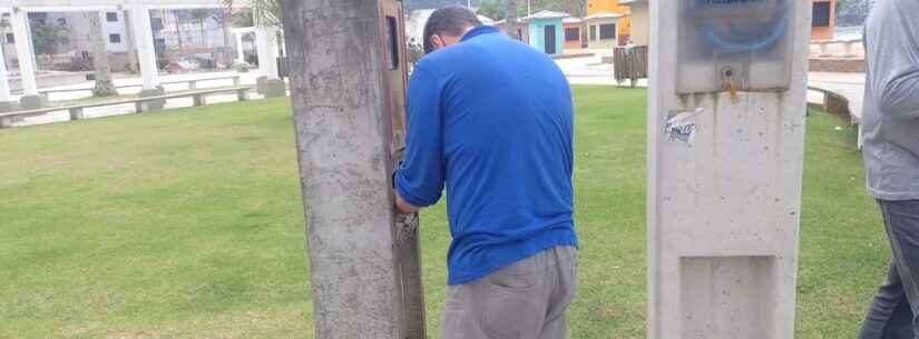 Prefeitura de Caraguatatuba segue com ação para coibir furtos de energia elétrica em espaços públicos