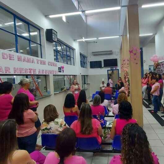Palestra encerra Campanha do Outubro Rosa no Paço Municipal de Caraguatatuba