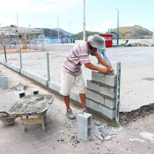 Prefeitura continua com obras de reforma e revitalização de espaços esportivos