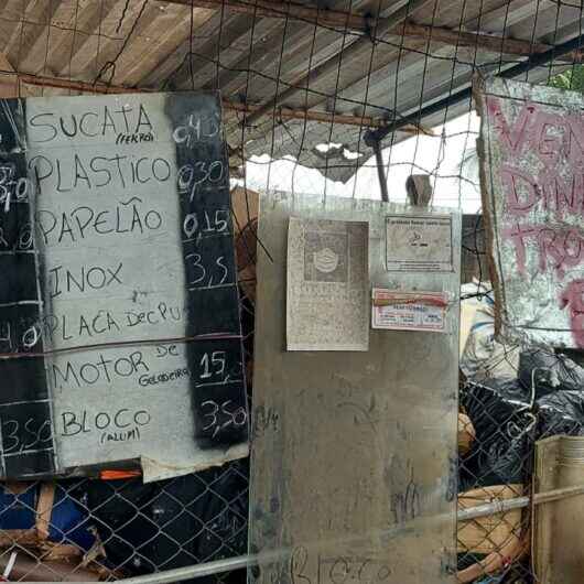 Polícia e Prefeitura interditam mais um ponto de venda de sucata em Caraguatatuba
