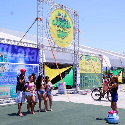 Estreia do Brasil na Copa do Mundo será de festa na “Arena Caraguá em Copa”