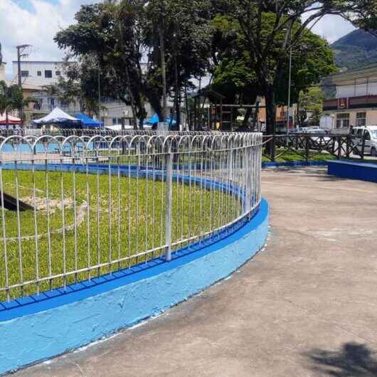 Prefeitura de Caraguatatuba faz revitalização da Praça do Rádio Amador