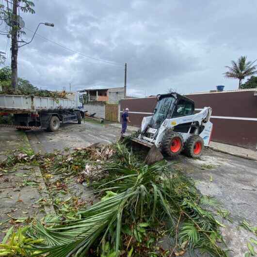 ‘Bairro a Bairro’ inicia serviços nas orlas da Martim de Sá e Centro em Caraguatatuba