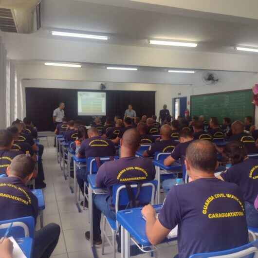 GCMs de Caraguatatuba participam de integração com Polícias Ambiental e Rodoviária