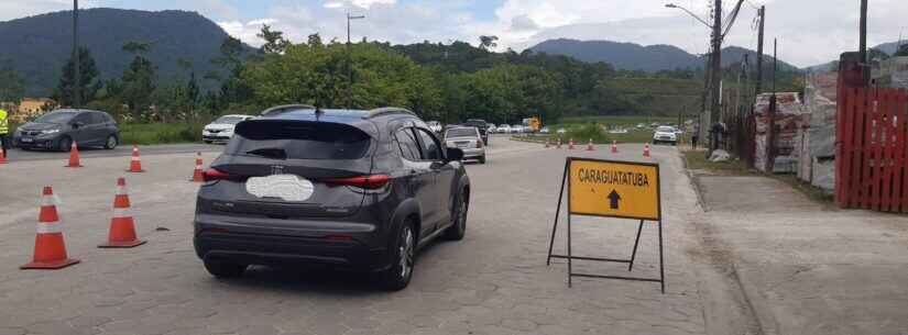 Secretaria de Mobilidade Urbana acompanha alterações do DER no trânsito da Rodovia Rio-Santos, na região norte