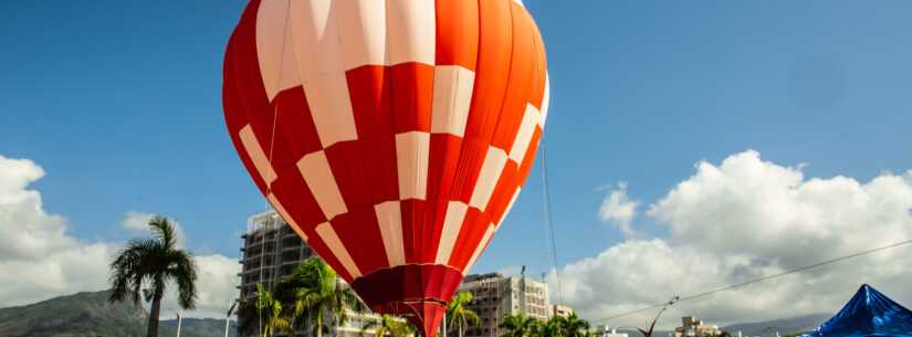 Emoção toma conta de público que passeou de balão em Caraguatatuba no evento da Arena Verão Esportiva