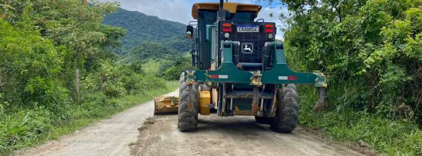 Prefeitura de Caraguatatuba realiza manutenção de nivelamento em vias públicas