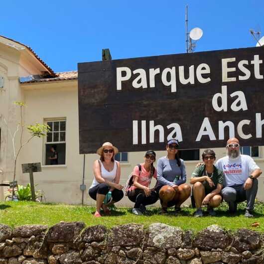 Equipes de educação ambiental realizam intercâmbio de experiências no Parque Estadual da Ilha Anchieta