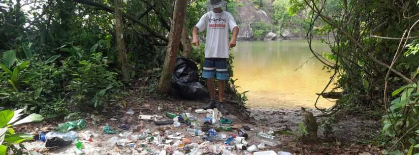 Campanha ‘Caraguá Feliz em Preservar’ recolhe mais de 1,1 tonelada de microlixo nas praias e rios