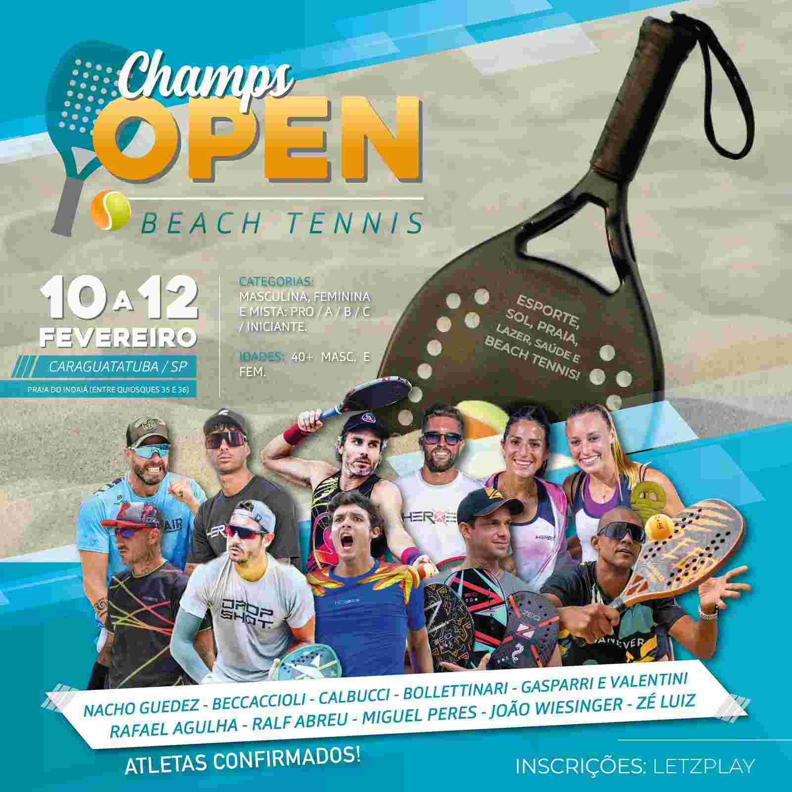 Informações do Torneio OPEN CENTRAL DE BEACH TENNIS - LetzPlay