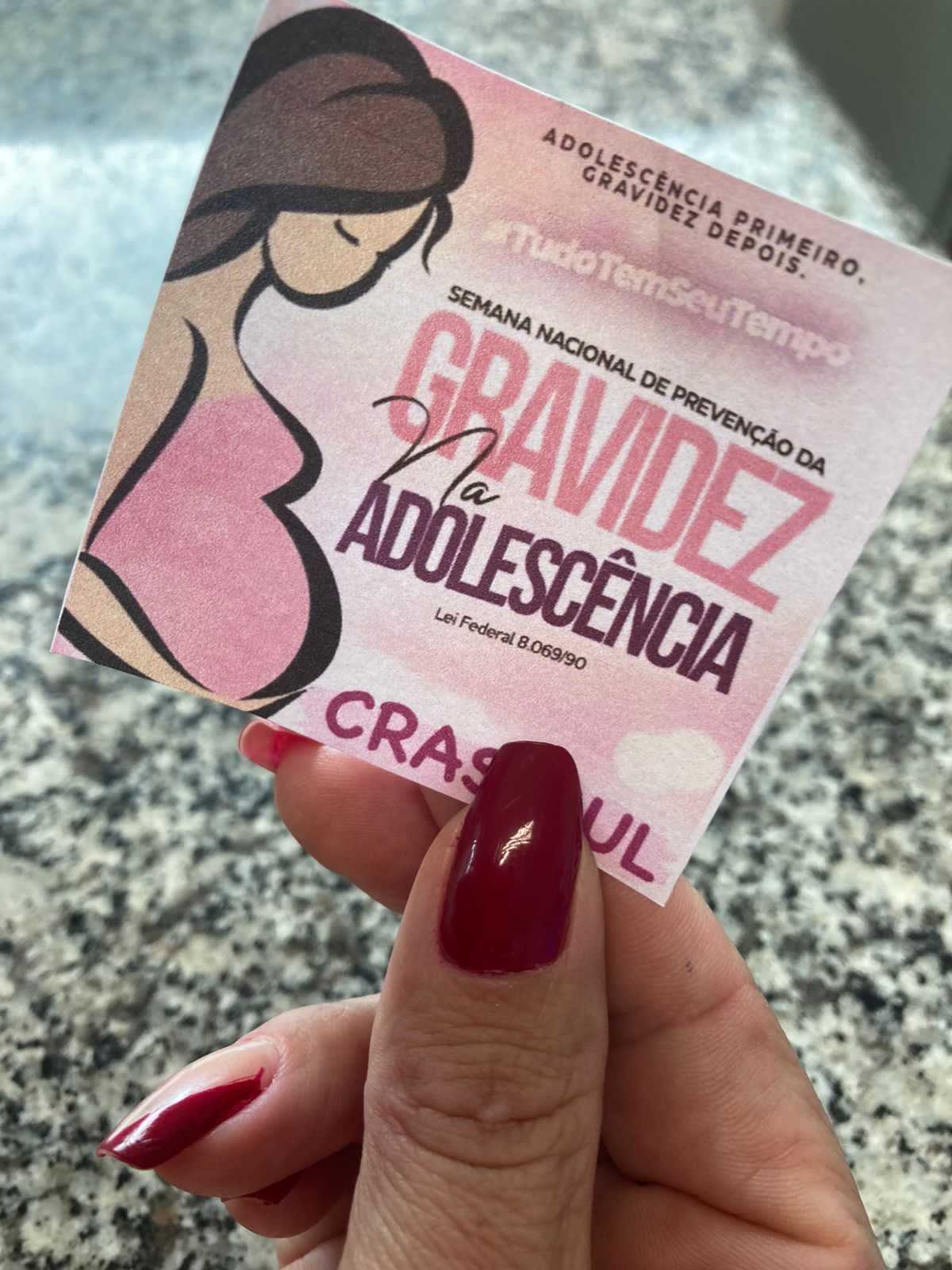 Caraguatatuba continua ações da Semana de Prevenção da Gravidez na Adolescência