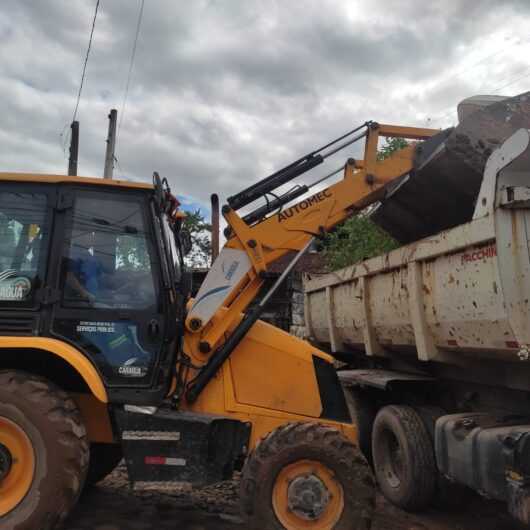 Prefeitura de Caraguatatuba continua com ações de limpeza e recuperação da cidade após chuvas