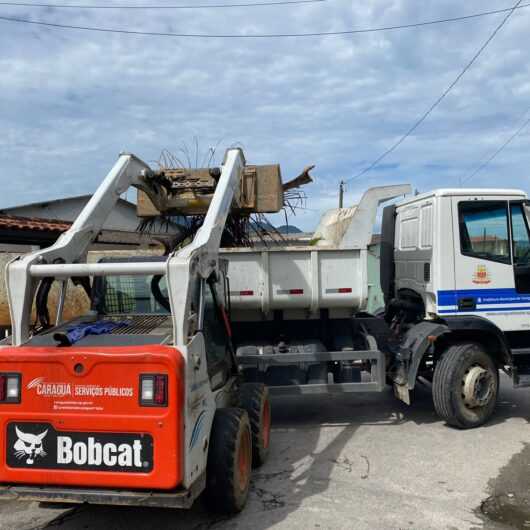 Prefeitura de Caraguatatuba continua com trabalho de recuperação dos bairros atingidos por temporal