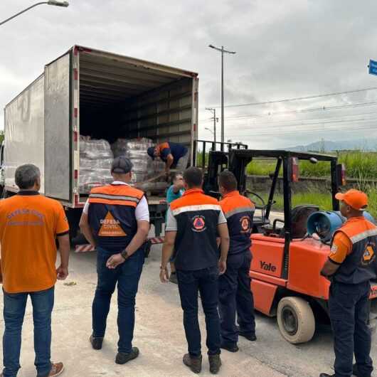 Caraguatatuba recebe 3 mil cestas básicas do Governo Federal que serão distribuídas às cidades do Litoral Norte