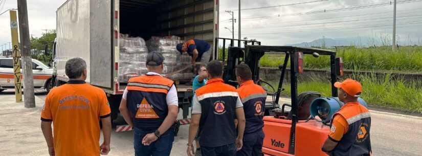 Caraguatatuba recebe 3 mil cestas básicas do Governo Federal que serão distribuídas às cidades do Litoral Norte