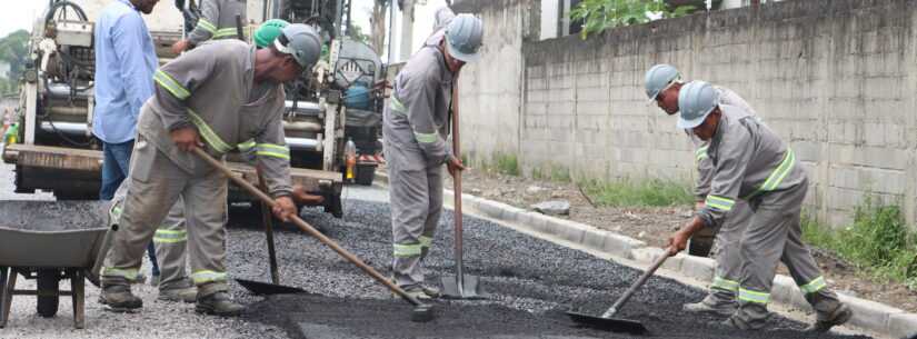 Caraguá em Obras: mais ruas do Travessão e Perequê-Mirim recebem pavimentação