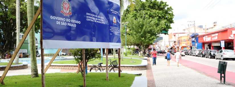 Prefeitura de Caraguatatuba inicia obras de calçada acessível na Av. Altino Arantes a partir da próxima semana