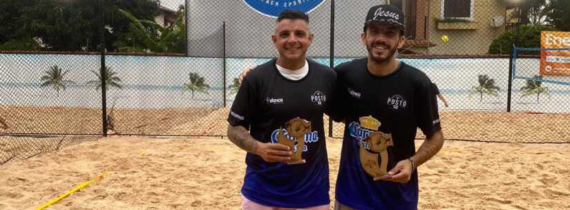 Dupla de Caraguatatuba vence torneio de Futevôlei em Pinda