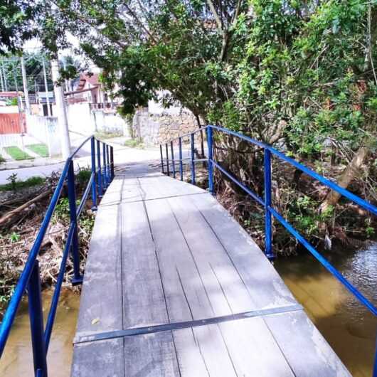Prefeitura de Caraguatatuba termina reparo da ponte do Caputera