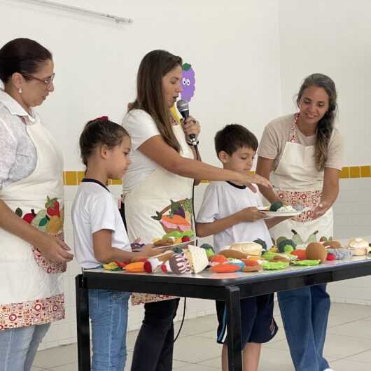 Projeto Caraguá Saudável encanta crianças e ensina boa alimentação com bom humor