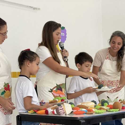 Projeto Caraguá Saudável encanta crianças e ensina boa alimentação com bom humor