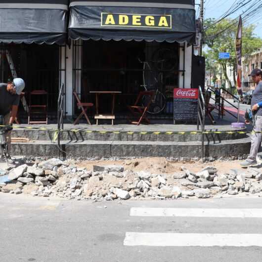 Obras da calçada acessível na Avenida Altino Arantes são iniciadas