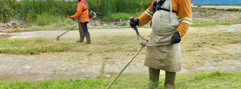 Prefeitura promove limpeza e roçada de Norte a Sul de Caraguatatuba