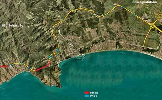 Governo do Estado retoma obras dos Contornos no trecho urbano em Caraguatatuba