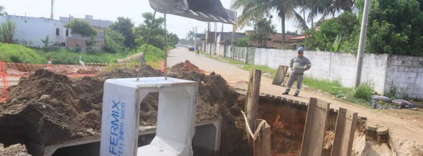 Prefeitura inicia obras contra enchente na Rua Alta Tensão, no Perequê-Mirim