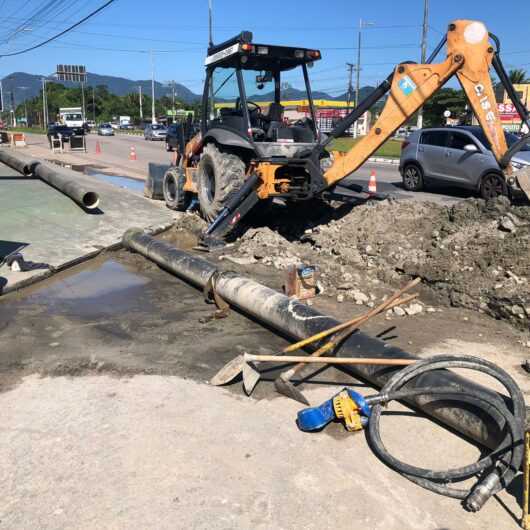 Prefeitura e Ministério do Trabalho fiscalizam empresas terceirizadas em obras de saneamento